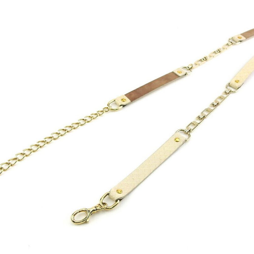 Dolce & Gabbana Belt Python Beige Python Leather … - image 8